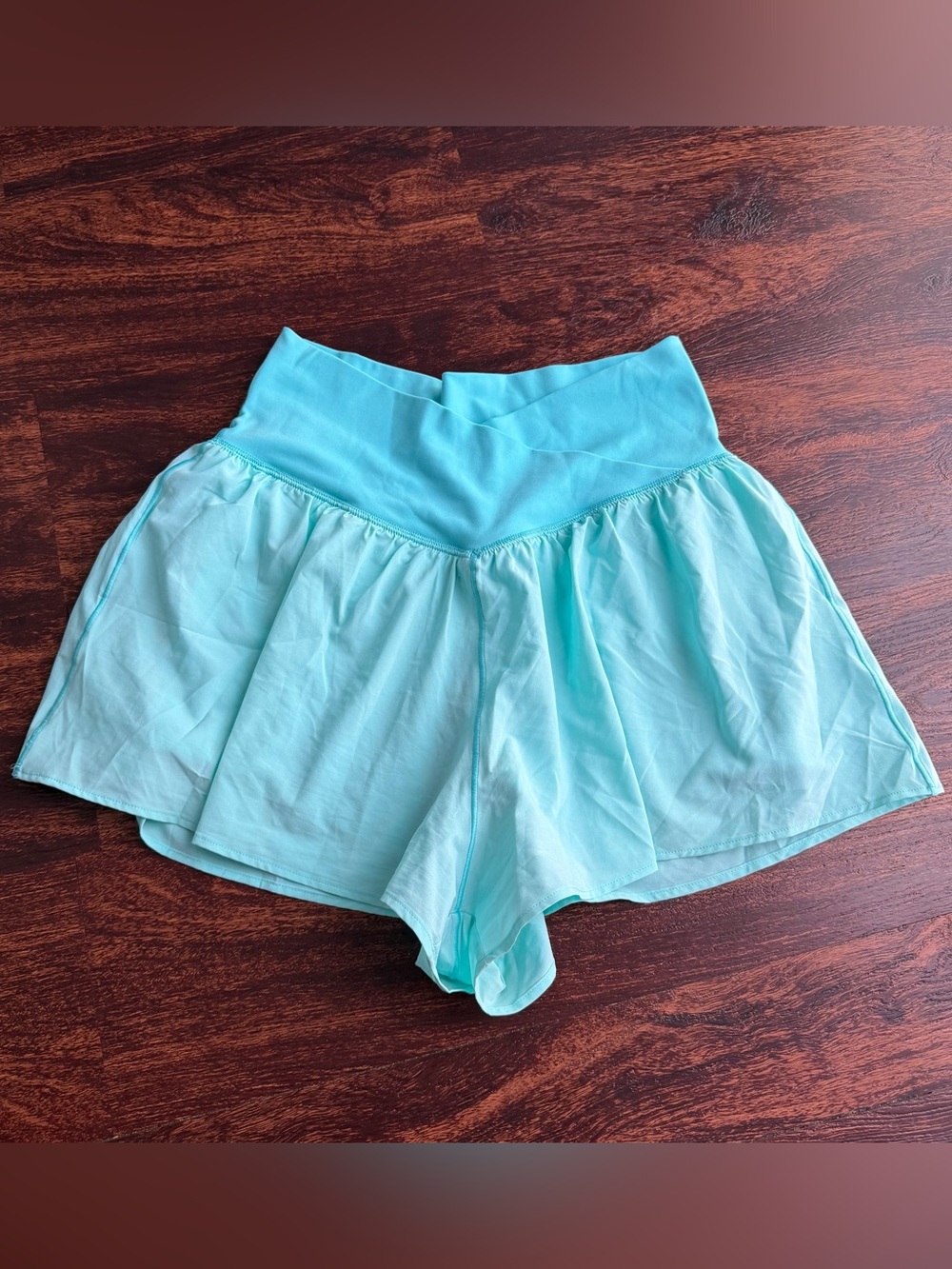 OFFLINE by Aerie Real Me Crossover Flowy Skort Light Blue Size M